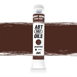AK Interactive Abteilung 502 Oils - Burnt Sienna/Dark Rust (20ml)