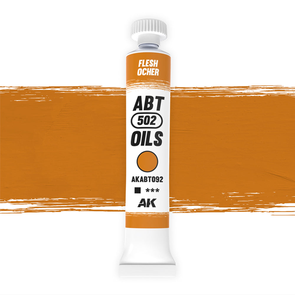 AK Interactive Abteilung 502 Oils - Flesh Ocher (20ml)