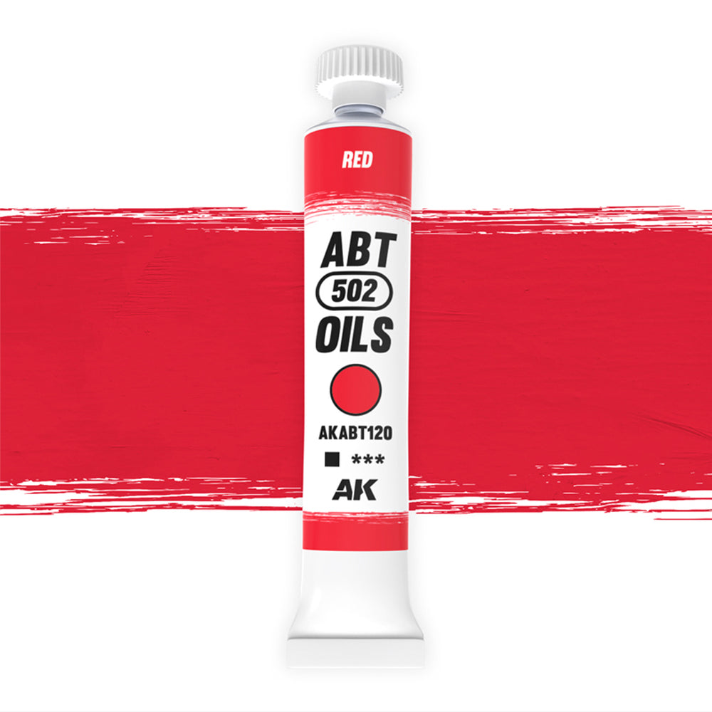 AK Interactive Abteilung 502 Oils - Red (20ml)