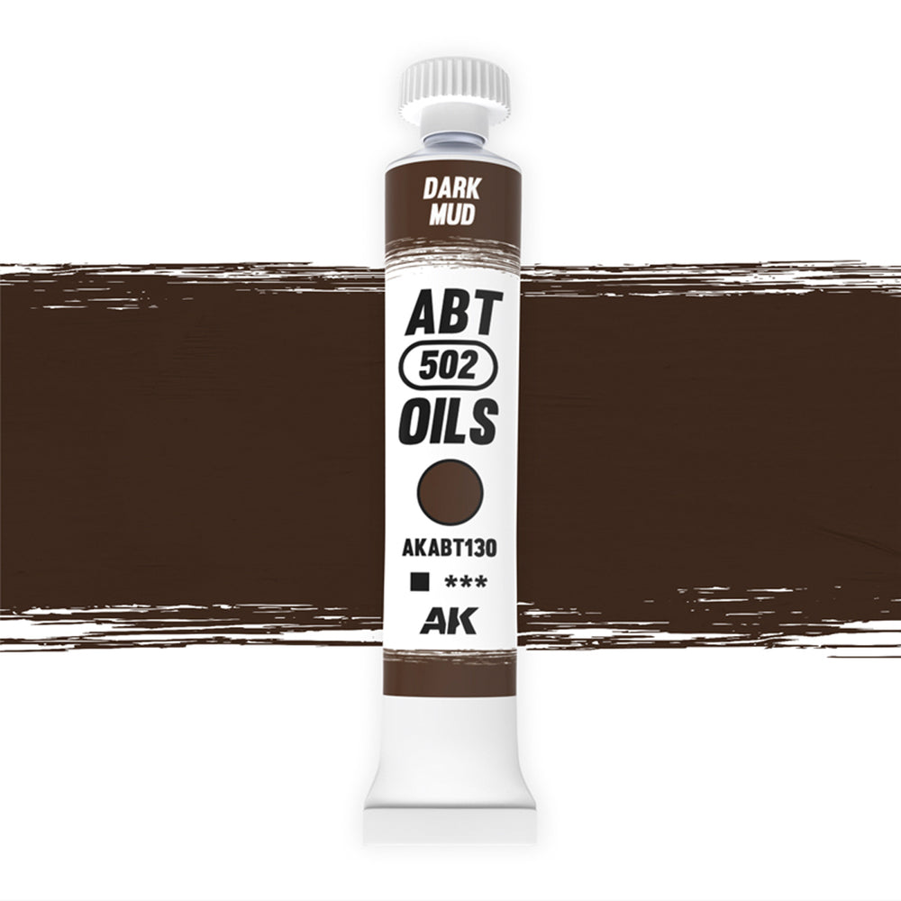 AK Interactive Abteilung 502 Oils - Dark Mud (20ml)