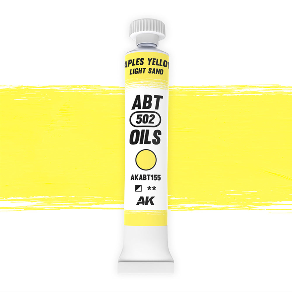 AK Interactive Abteilung 502 Oils - Naples Yellow/Light Sand (20ml)