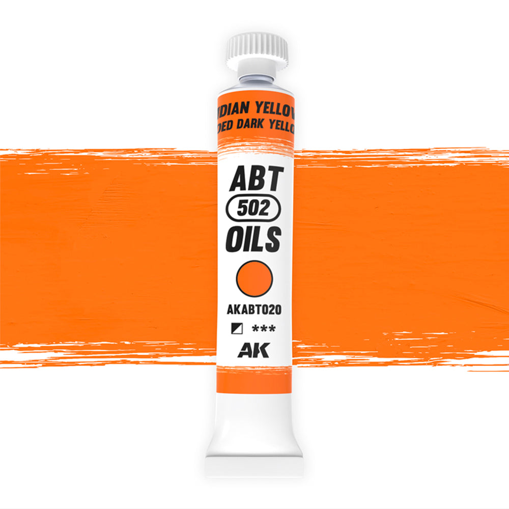 AK Interactive Abteilung 502 Oils - Indian Yellow/Faded Dark Yellow (20ml)