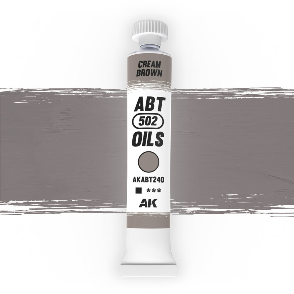 AK Interactive Abteilung 502 Oils - Cream Brown (20ml)