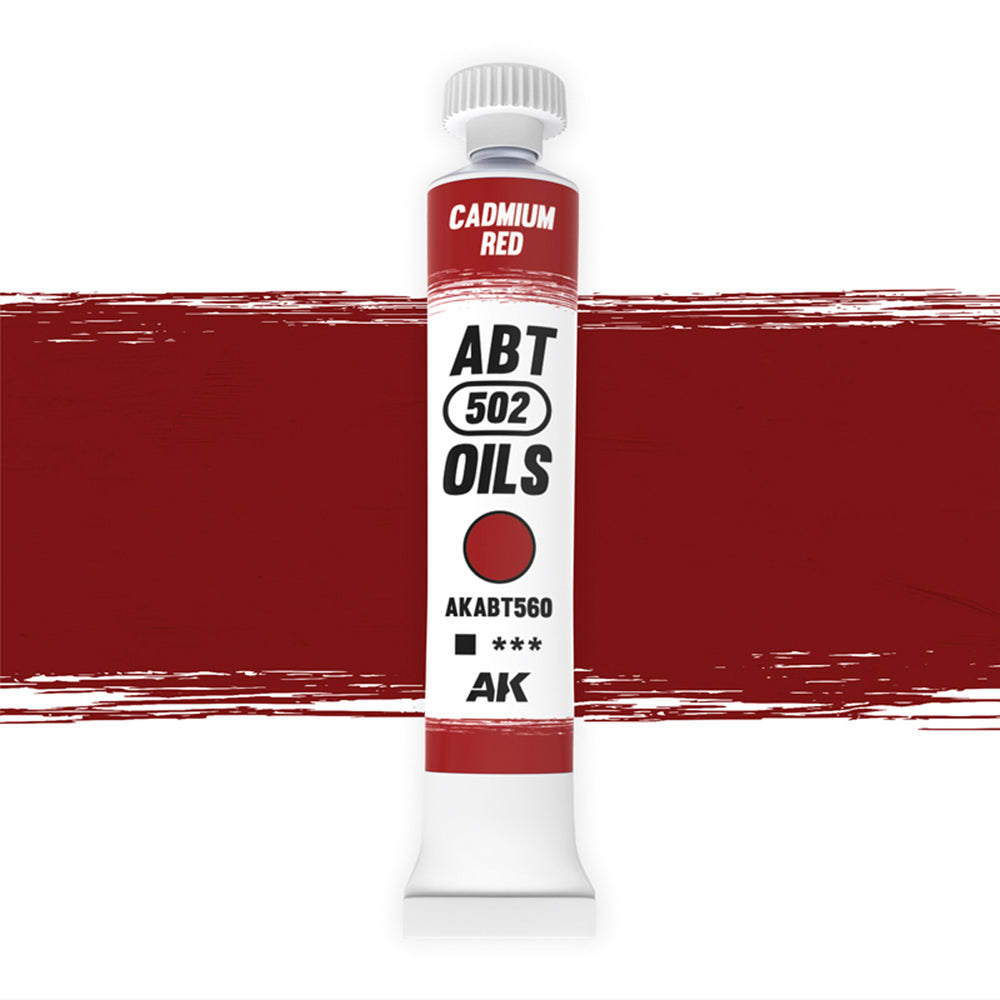 AK Interactive Abteilung 502 Oils - Cadmium Red (20ml)