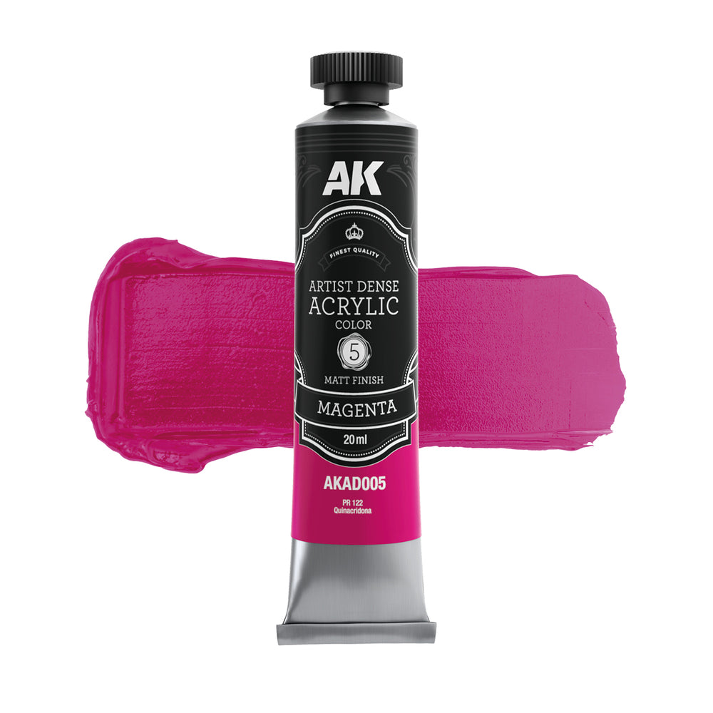 AK Interactive Artist Dense Acrylics - Magenta (20ml)