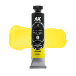 AK Interactive Artist Dense Acrylics - Yellow (20ml)