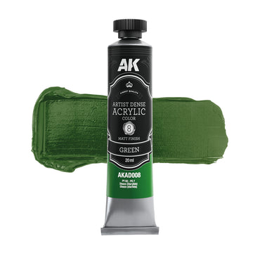 AK Interactive Artist Dense Acrylics - Green (20ml)
