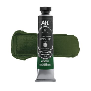 AK Interactive Artist Dense Acrylics - Faded Green (20ml)