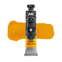 AK Interactive Artist Dense Acrylics - Intense Yellow (20ml)