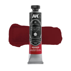 AK Interactive Artist Dense Acrylics - Burgundy Wine Red (20ml)