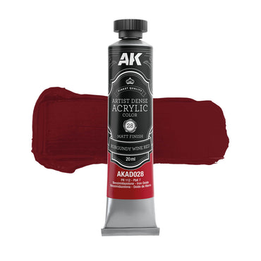 AK Interactive Artist Dense Acrylics - Burgundy Wine Red (20ml)