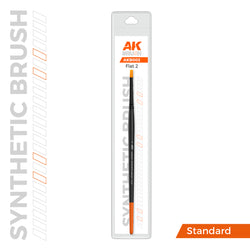 AK Interactive Synthetic Brushes - Flat 2