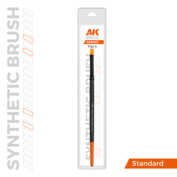 AK Interactive Synthetic Brushes - Flat 4