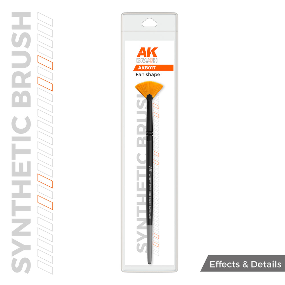 AK Interactive Synthetic Brushes - Fan Shape