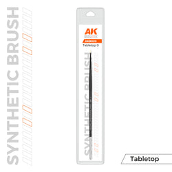 AK Interactive Synthetic Brushes - AK Synthetic Tabletop Brush - 0