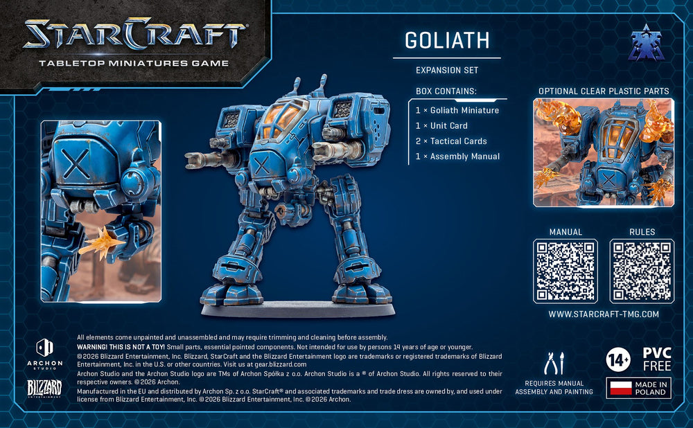 Starcraft Miniatures Game: Terran Expansion Set - Goliath