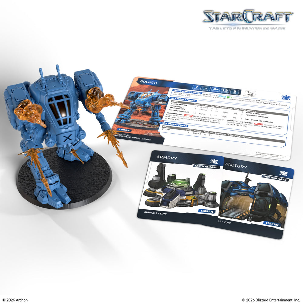 Starcraft Miniatures Game: Terran Expansion Set - Goliath