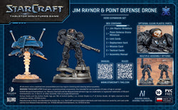 Starcraft Miniatures Game: Terran Hero - Jim Raynor & Defense Drone