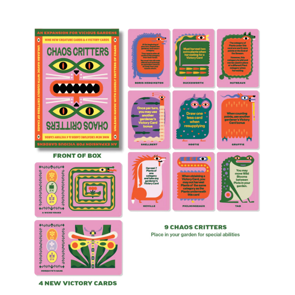 Vicious Gardens: Chaos Critters and Fancy Plants Expansion