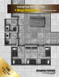 Gaming Paper: Adventure Maps - Mega Dungeon 1