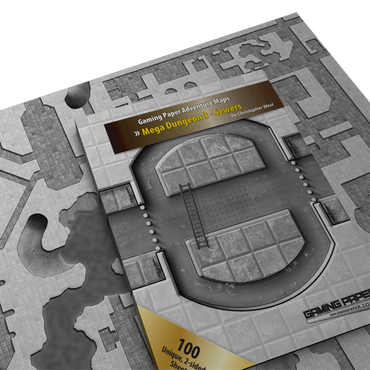 Gaming Paper: Adventure Maps - Mega Dungeon 3 Sewer Tunnels