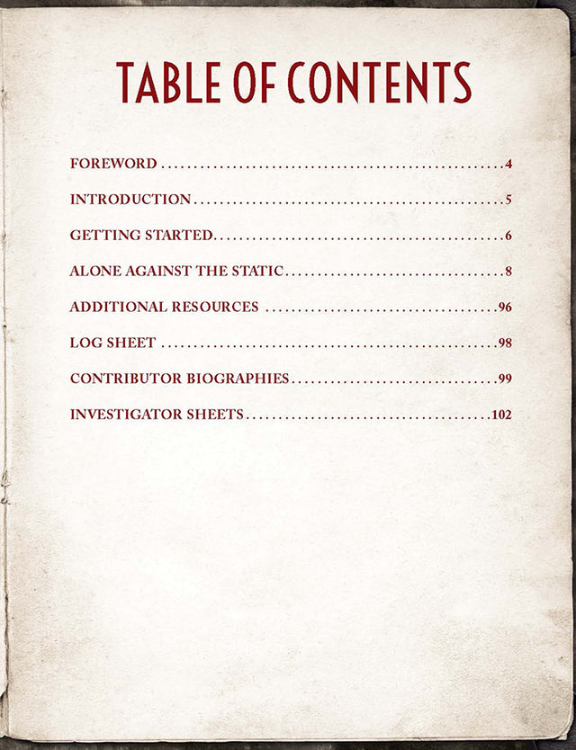 Call of Cthulhu: Solo Adventure - Alone Against the Static