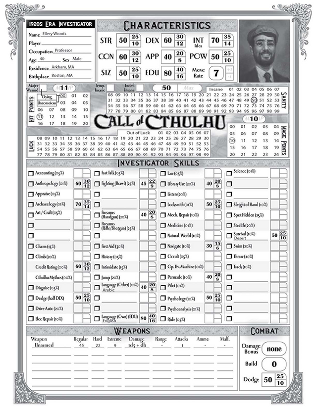 Call of Cthulhu 7th Edition: Solo Adventure - Alone Against the Tide