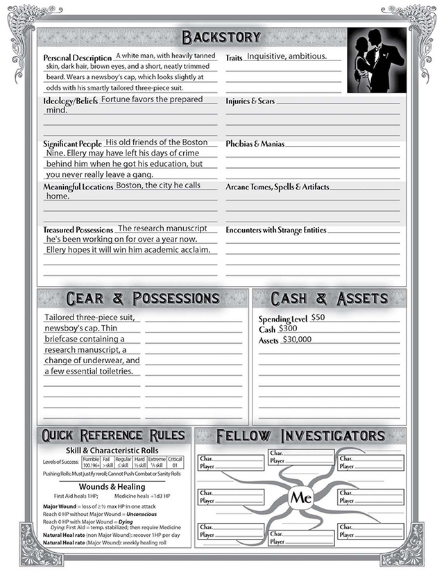 Call of Cthulhu 7th Edition: Solo Adventure - Alone Against the Tide