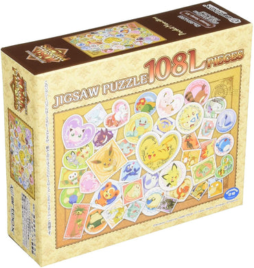Puzzle: Pokemon Postage Stamp Art Puzzle (108pcs)