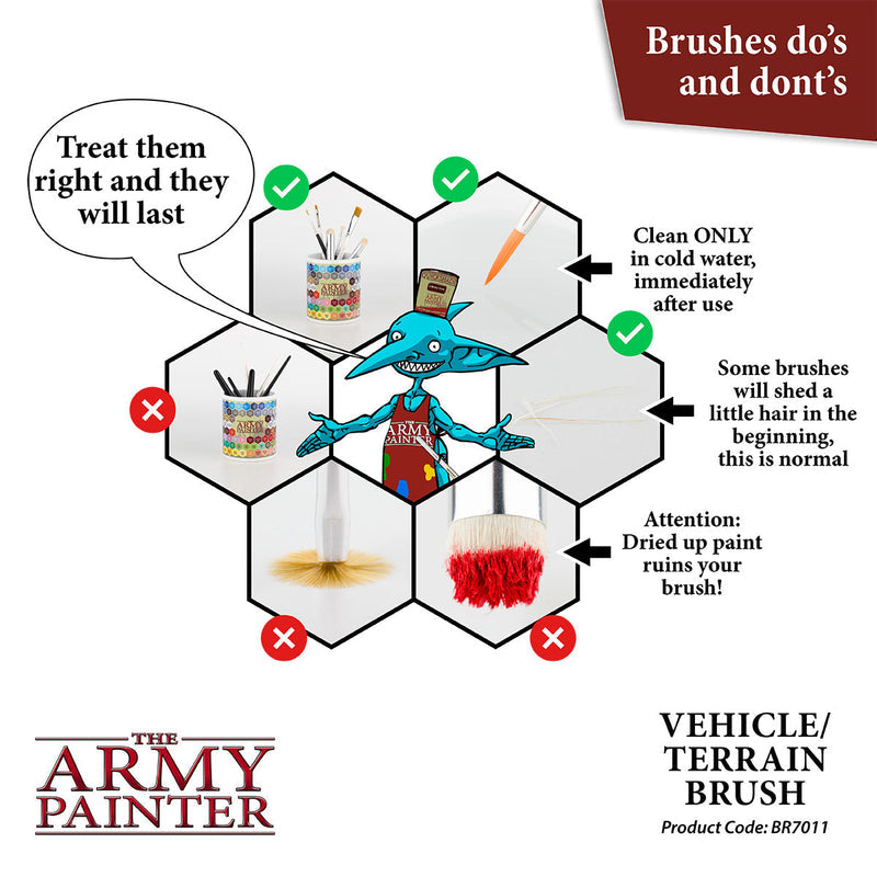 The Army Painter: Paintbrush - Vehicle & Terrain