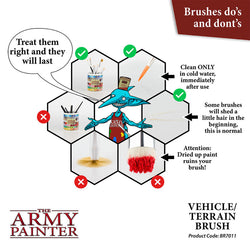 The Army Painter: Paintbrush - Vehicle & Terrain