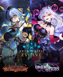 Shadowverse Evolve Combined Set BP19-20 - Eightfold Retribution & Omens and Heirs Booster Display