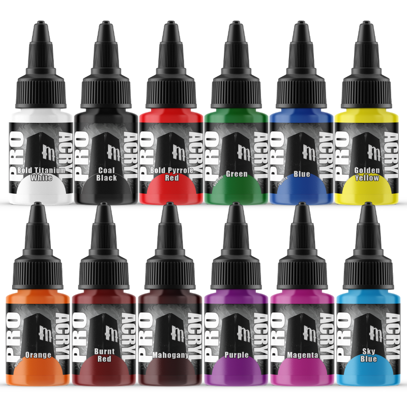 Monument Hobbies - Pro Acryl Base Set
