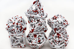 Foam Brain Games: Blood Bones Hollow Metal Dice Set