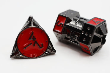 Foam Brain Games: Dice 51 Blood Moon - Metal Dice Set