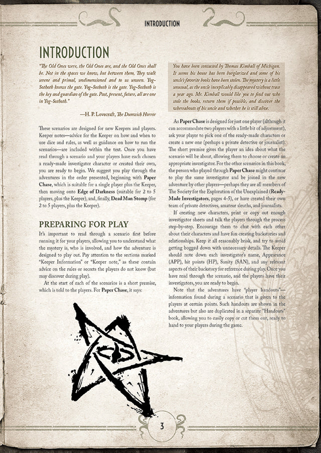 Call of Cthulhu 7th Edition: Starter Set