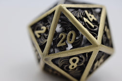 Foam Brain Games: Dragon Essence Bronze - Hollow Metal RPG Dice Set