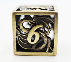 Foam Brain Games: Dragon Essence Bronze - Hollow Metal RPG Dice Set