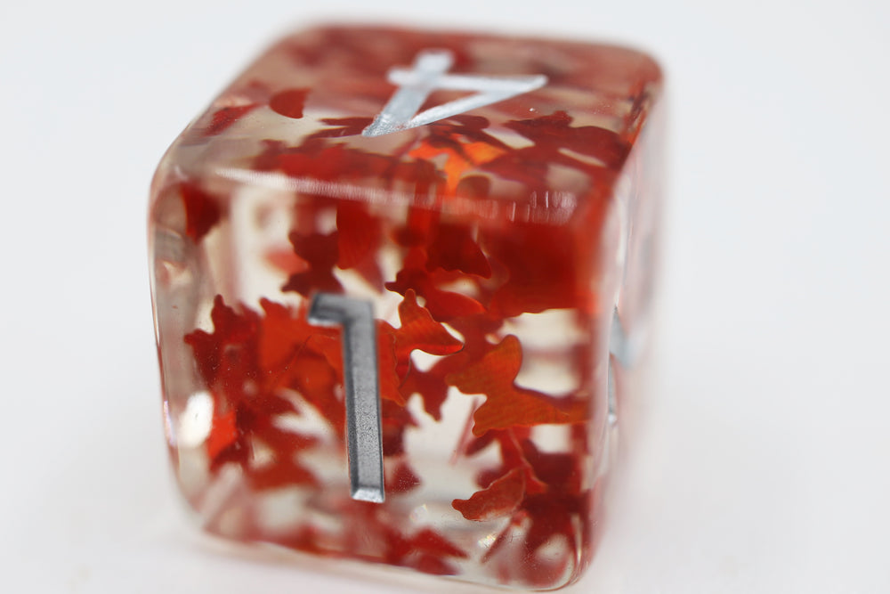 Foam Brain Games: Butterfly Kiss - Orange Dice Set