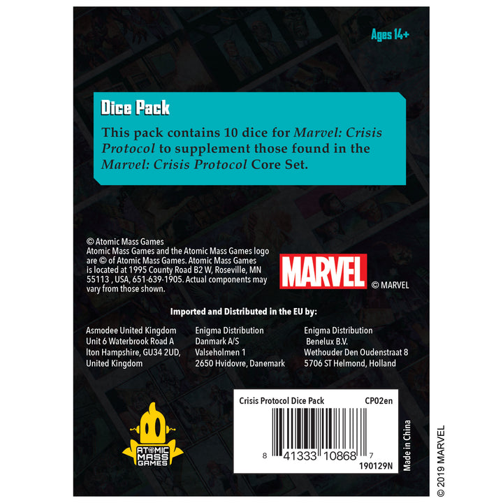 Marvel Crisis Protocol: Dice Pack