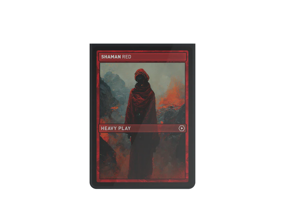 Heavy Play CURV - Sleeves Standard 100 Count: Shaman Red