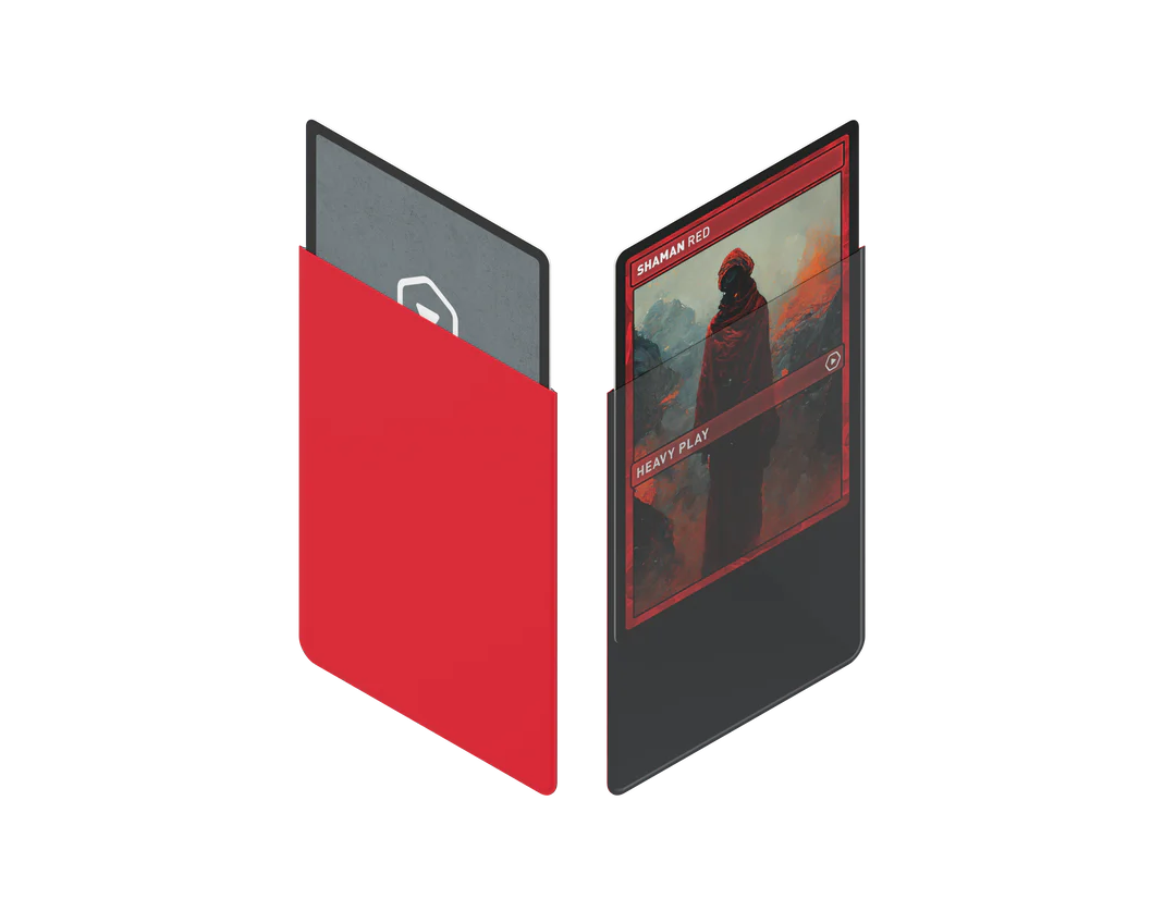 Heavy Play CURV - Sleeves Standard 100 Count: Shaman Red