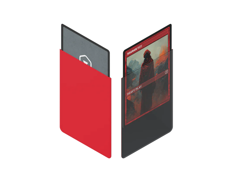 Heavy Play CURV - Sleeves Standard 100 Count: Shaman Red