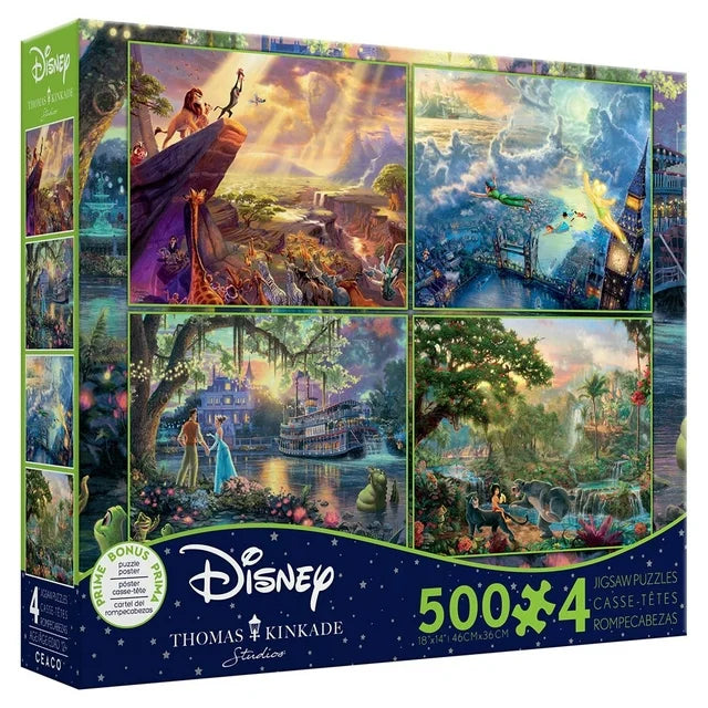 Puzzle: Thomas Kinkade: Disney Dreams 4 in 1 Asst (6)