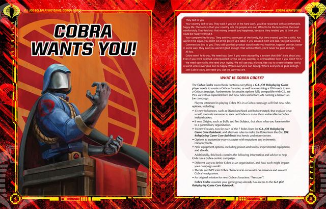 G.I. JOE (RPG): Cobra Codex Sourcebook