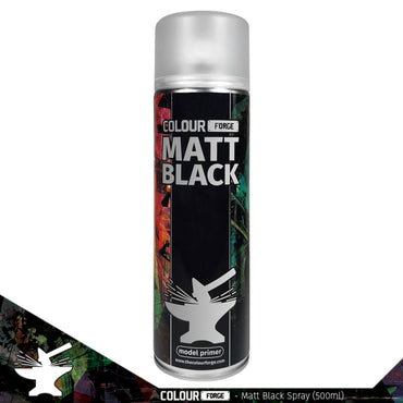 Colour Forge Spray: Matt Black (500 ml)