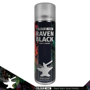 Colour Forge Spray: Raven Black (500 ml)