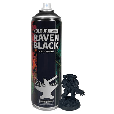 Colour Forge Spray: Raven Black (500 ml)