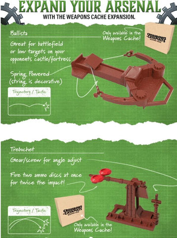Crossbows and Catapults: Weapons Cache