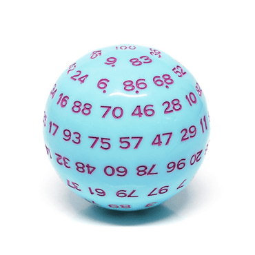 Foam Brain Games: 45mm D100 - Blue Jay